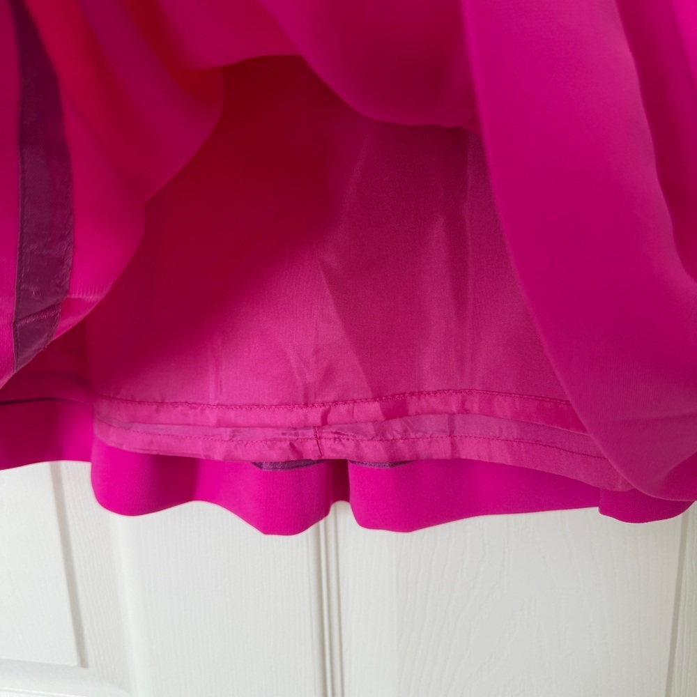 J.Crew Bright Pink Mini Skirt Size 0 - Picture 4 of 8